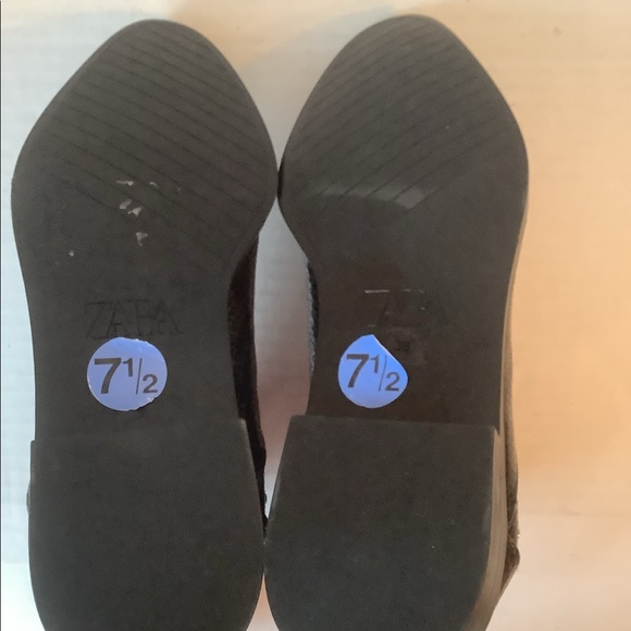 Zara Chelsea Ankle Boot Snakeskin Size 7.5 NEW - Picture 11 of 14